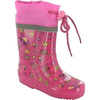 Princess Stardust Welly Princess Stardust Printed Wellington With Adjustable Toggle - Pink