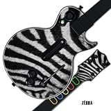 GUITAR HERO 3 III Faceplate Skin Skins for PS3 Xbox 360 Les Paul - Zebra