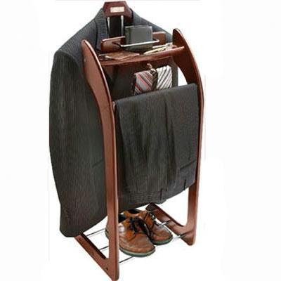 Clothes Valet Stand in Espresso