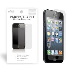 Acase iPhone 5 Screen Protector Premium Anti-Glare Anti-Fingerprint, Matte LCD Cover Guard Shield Protective Film Kit (3 Packs) for the New iPhone 5