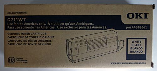 OKI proColor C711WT Laser Transfer Printer Magenta Toner (WHITE)