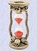 New Decoration Gothic Skulls Medieval Sculpture Hourglass (Thedigitalangel)