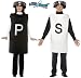 Salt & Pepper Couples Costume Set Adult Standard