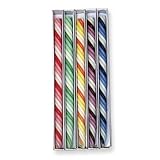 Alef Judaica HCSET Set of 5 Havdallah Candles, Mixed Colors