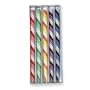 Alef Judaica HCSET Set of 5 Havdallah Candles, Mixed Colors