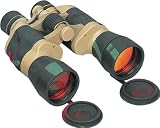 10X 50mm AMBER LENS SAND-CAMO BINOCULARS W/ COMPAS