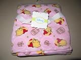 Winnie the Pooh Fleece Blanket Pink ( 30 X 36 )