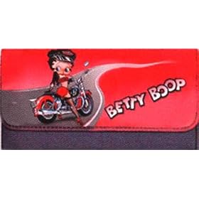 LAMPS BEAUTIFUL Betty Boop Collectibles Wallet Billfold--Motorcycle--Excellent customer service--see our feedback.