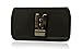 Horizontal Sideways Heavy Duty Rugged Canvas Belt Clip Case Cover Pouch Holster for Apple iPhone 4 & iPhone 4S * Fits with Otterbox Commuter & Defender & Reflex