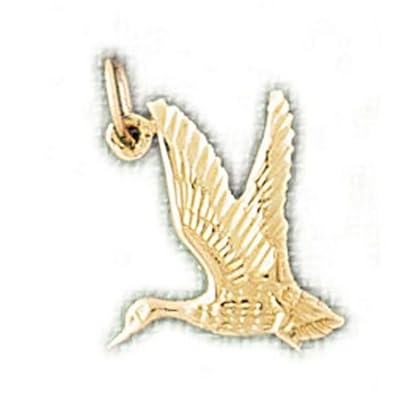 Cheap Girls Jewelry Dazzlers Solid 14k Gold Duck Charm Pendant Available in three colors from jewelsberry (weights: 1.6 grams only) For Sale
