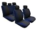 1998-2005 TOYOTA COROLLA CAR SEAT COVERS GRAY/BLUE FIESTA Image
