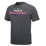 Los Angeles Angels of Anaheim Authentic Collection Property Of Pro Carbon Heather Youth T-Shirt