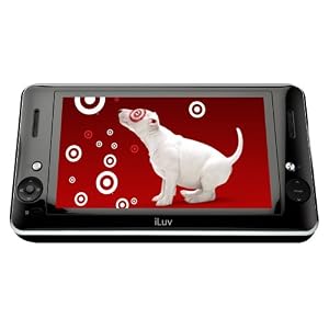 iLuv 8.9 Portable Multimedia Player for iPod® and DVD - Black (i1166) by iLuv