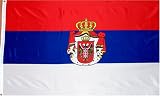 Serbia National Country Flag - 3 foot by 5 foot Polyester (New)