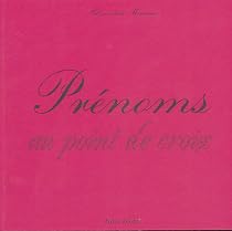 Pr&eacute;noms au point de croix