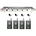 Nady 401X Quad LT Wireless Lavaliere Microphone System, Set A
