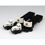 N White WC22 w/Flat Trailer, US Steel (2)