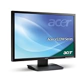 Acer V223WA - Flat panel display - TFT - 22 - widescreen - 1680 x 1050 / 60 Hz - 300 cd/m2 - 2500:1 (dynamic) - 5 ms - 0.282 mm - VGA - matte black