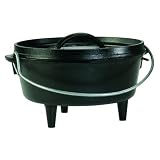 LodgeLogicPre-Seasoned2-QuartCampDutchOvenwithIronLid
