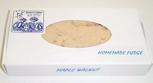 Scott's Cakes Maple Walnut Fudge 1 Pound by Scott's Cakes