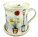 Gardeners Mug and Coaster/Lid - Boxed Gift For Gardening Enthusiast