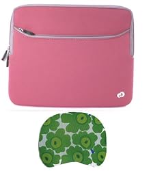 Purple Pink Color Acer Aspire One AO751h-1273 11.6-Inch Netbook Sleeve Case Carrying Case