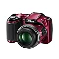 Nikon Coolpix L810 Digital Camera - Red (16.1MP, 26x Optical Zoom) 3 inch LCD