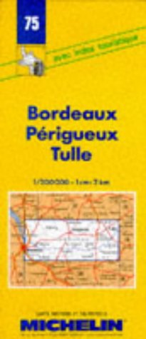 City Travel Guides Discounted  Books : Bordeaux, Perigueux, Tulle Map