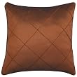 Decorative Handmade Cushion Cover / Pillow Sham With Diamond Pattern - Brown