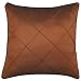 Decorative Handmade Cushion Cover / Pillow Sham With Diamond Pattern - Brown