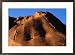 People climb to the top of a mountain with the help of a hand rail Photography Framed Art Poster Print by Paul Chesley, 29x21