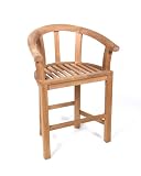 Teak Furniture Gallery TGH147 Half Moon Bar Chair