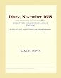 Diary, November 1668 (Webster's Turkish Thesaurus Edition)