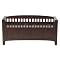 Split-Seat Wood Storage Bench