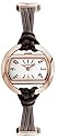 BCBG Max Azria Women's Brown Twisted Leather Watch #BG6010