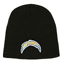 San Diego Chargers Black Knit Beanie