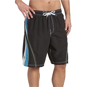 Speedo Men's Point Break Solid Spliced Volley Fashion Swimsuit