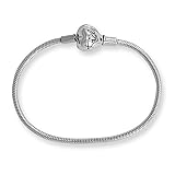 Sterling Silver 12cm Reflections Kids Clasp Bracelet 4.75 Inches (2mm Diameter)