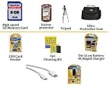 Ultimate Accessory Kit For The Canon VIXIA HF M300 HF M30 HF M31 HF S200 H S20 HF S21 Flash Memory Camcorder Includes 8GB Memory, 3 Hour Batttery & Rapid Charger, Portable Microphone, HDMI Cables, Carrying Case, Tripod + More