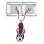 Sandle Red Dangle Italian Charms
