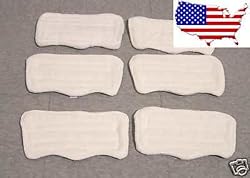 6 Microfiber Replacement Pads for Shark Steam Euro-Pro Mop