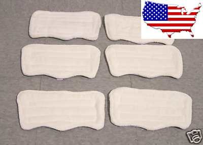 6 Microfiber Replacement Pads for Shark Steam Euro-Pro Mop 6 Microfiber Replacement Pads for Shark Steam Euro-Pro Mop