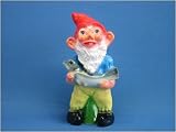 Eigenschaften JS GartenDeko e.K. Zwerg / Gartenfigur Zwerg mit Fisch H 35 cm