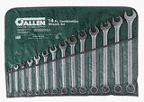 Allen 29010 14-Piece Combination Wrench Set