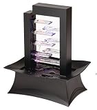HoMedics WFL-GLS Enviroscape Glass Tiers Illuminated Relaxation Fountain