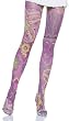 Opaque Retro Multi Color Prints Tights Multicolor