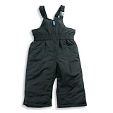 Private Label - Toddler Boys Bib Snowpant, Black (Size 3T)