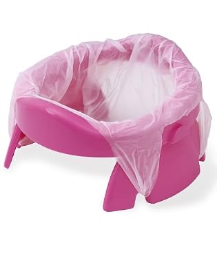 Potette fold-away travel potty - Pink