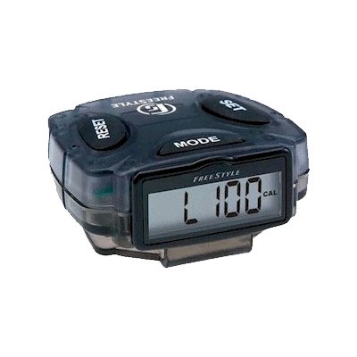 SportingGoods: Freestyle Tracer Pedometer  Transparent Black 