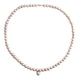 Girls' Freshwater Pearl Drop Necklace - Pink